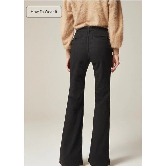 NWT J. Crew High-Rise Flare Jean Black 31 - Picture 3 of 11